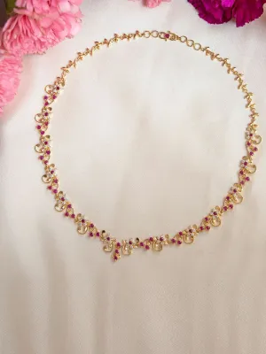 Royal Ruby & Pearl Designer Necklaces