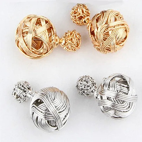 Silken Threads - Modern Vintage Earrings