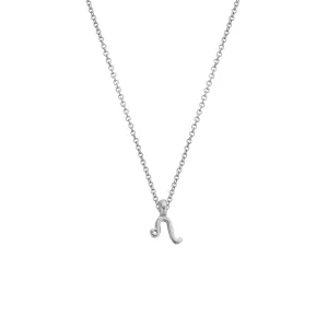 Silver Mini Leo Horoscope Necklace