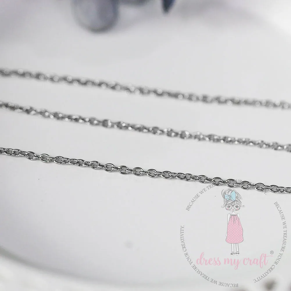 Small Loop Silver Chain