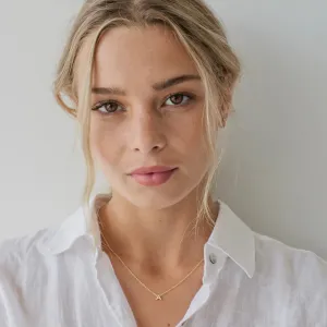 Sophie Little Letter Necklace - Sterling Silver