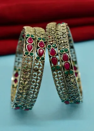 SPLENDID OXIDISED BANGLES