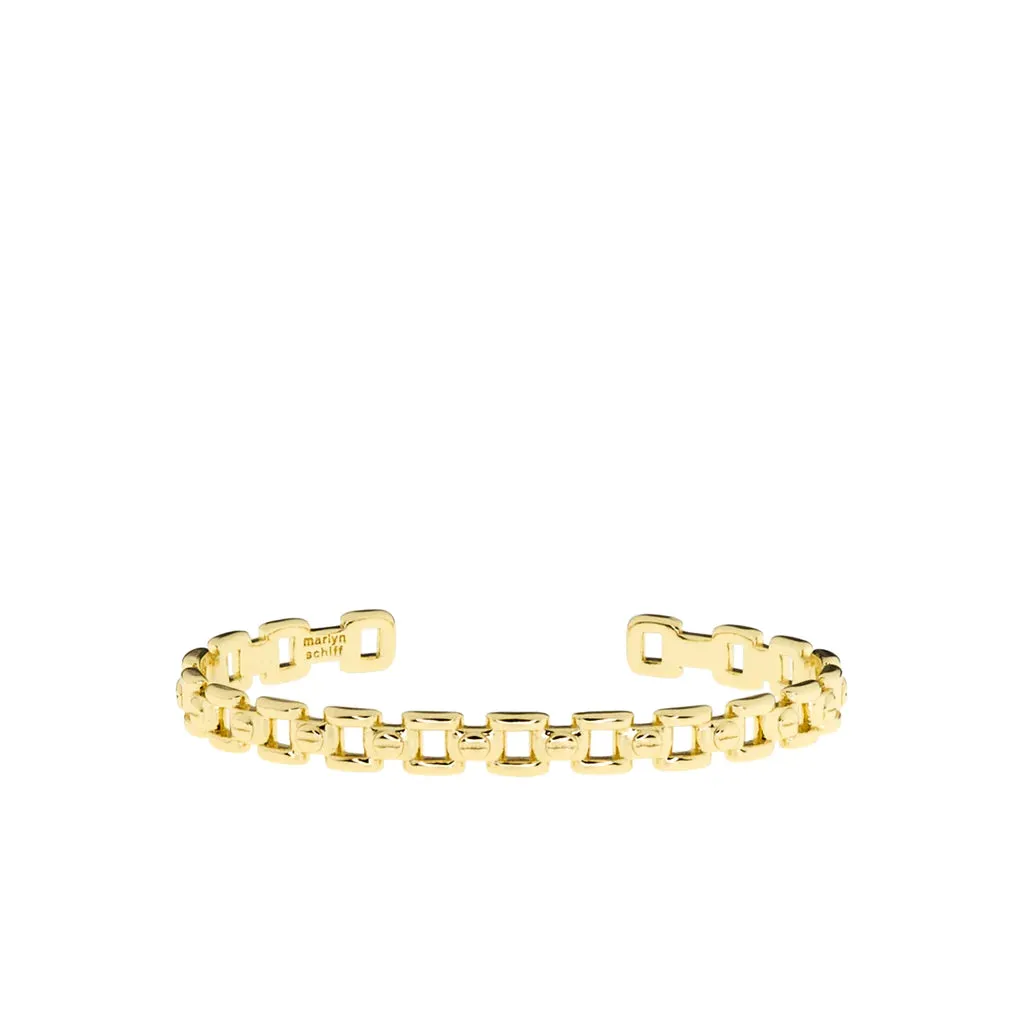 square link cuff bracelet