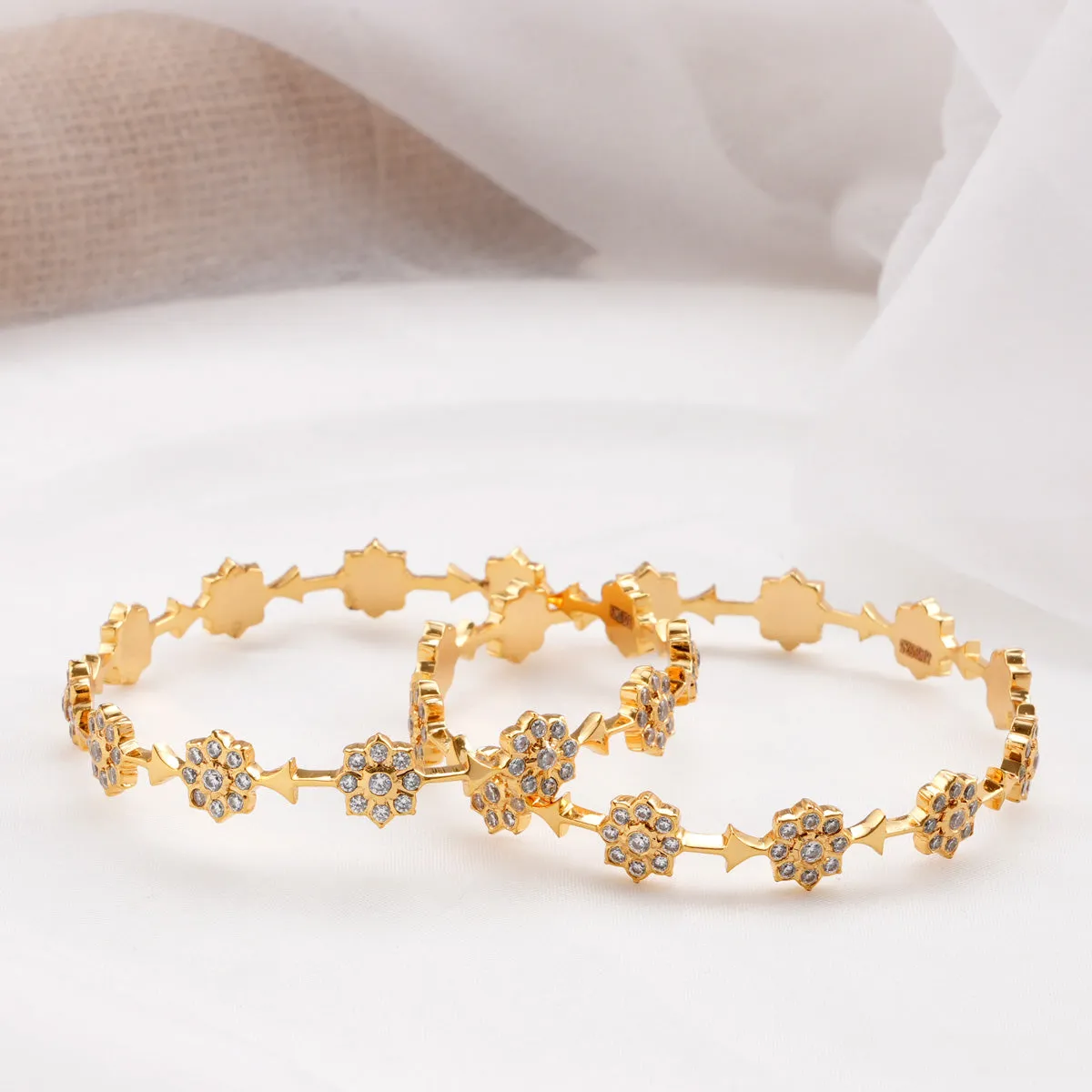 Stunning Stone Pair Bangle
