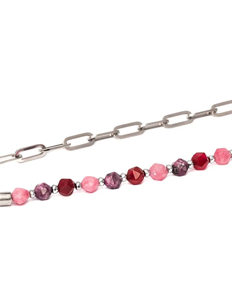 TAYLOR CHAIN IN FUCHSIA