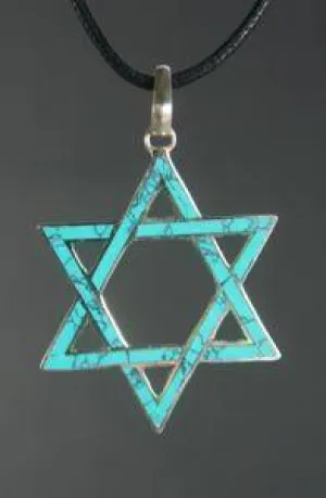 Turquoise Star of David