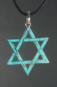 Turquoise Star of David