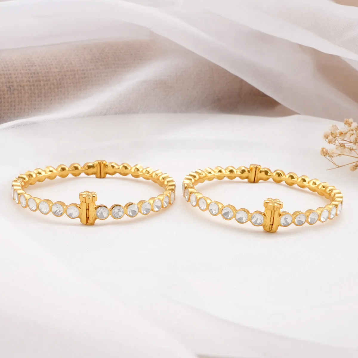 Vaishnavi Moissanite Pair Bangles