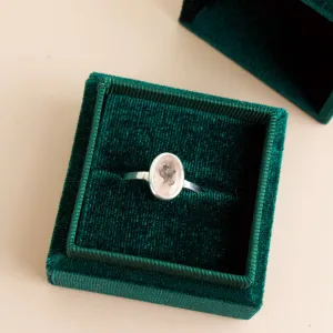 Velvet Square Ring Box