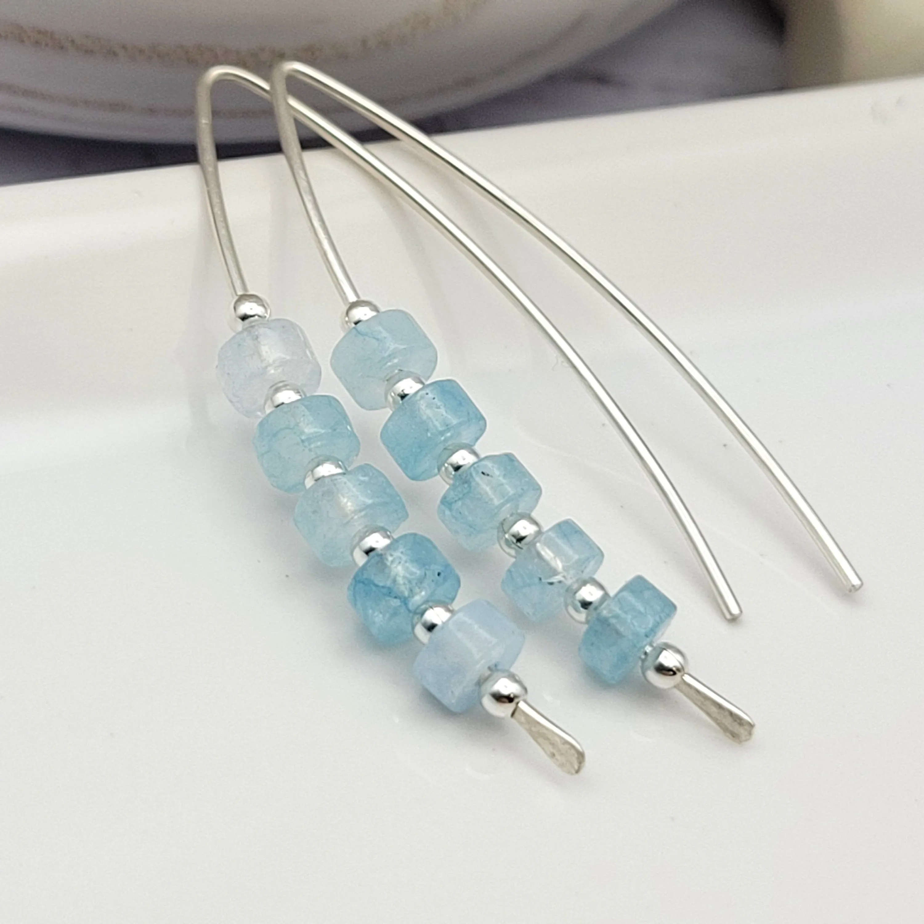 Wish - Silver & Aquamarine